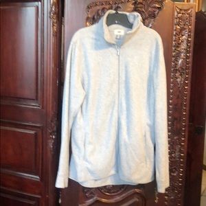 Fleece sweater jacket